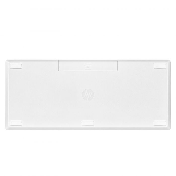 Клавіатура мембранна HP 350 Compact Multi-Device, 78key, BT, EN/UK, білий