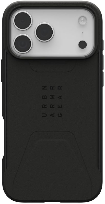 Чохол UAG для iPhone 17 Pro Max, Civilian MagSafe, Black