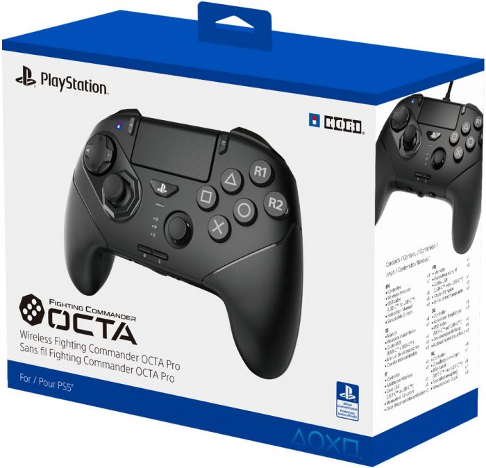 Бездротовий геймпад HORI PS5 Wireless Fighting Commander Octa Pro для ПК та Playstation 5