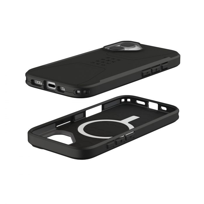 Чохол UAG для iPhone 17, Civilian MagSafe, Black