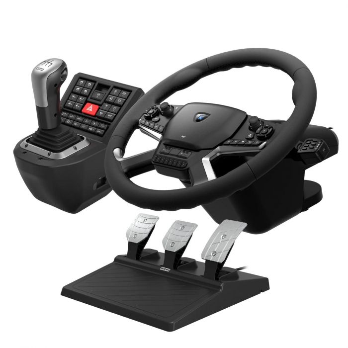 Кермо і педалі HORI Force Feedback Truck Control System для ПК