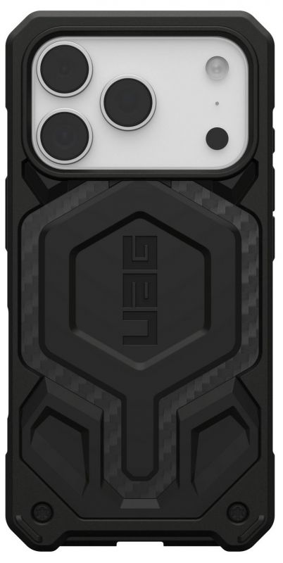 Чохол UAG для iPhone 17 Pro, Monarch Pro MagSafe, Carbon Fiber