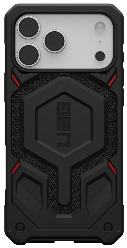 Чохол UAG для iPhone 17 Pro Max, Monarch Pro MagSafe, Kevlar Black