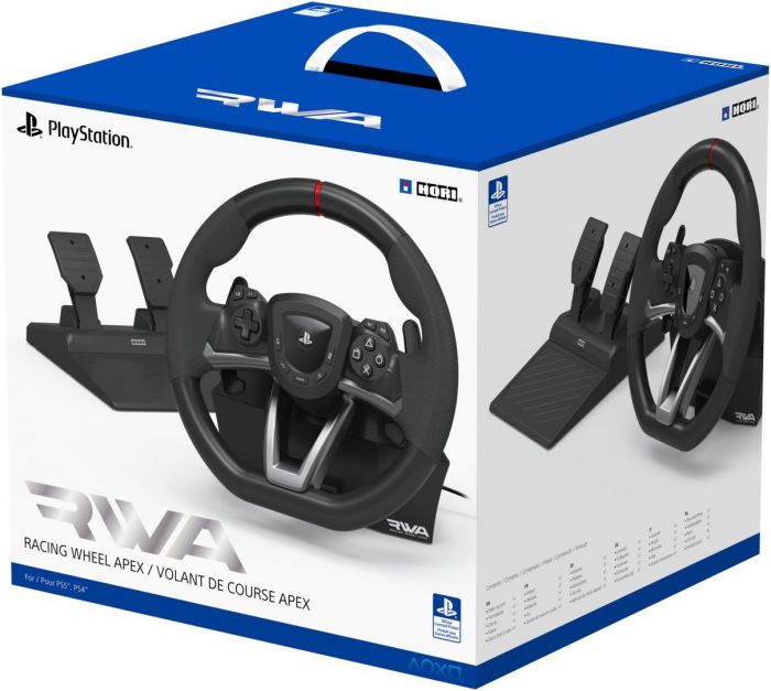 Кермо та педалі HORI Racing Wheel Apex для ПК та Playstation 5