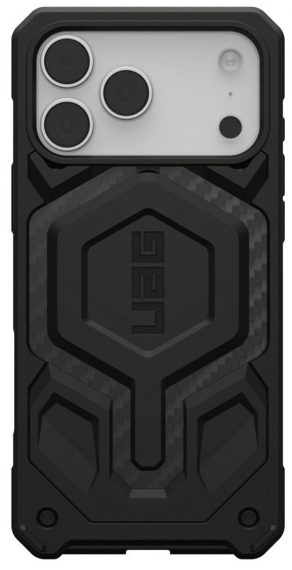 Чохол UAG для iPhone 17 Pro Max, Monarch Pro MagSafe, Carbon Fiber