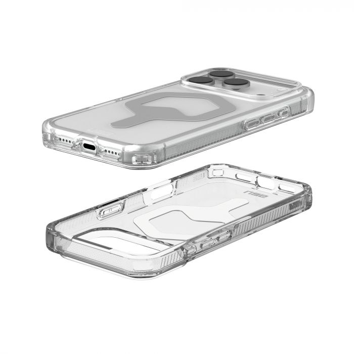 Чохол UAG для iPhone 17 Pro, Plyo MagSafe, Ice/Silver