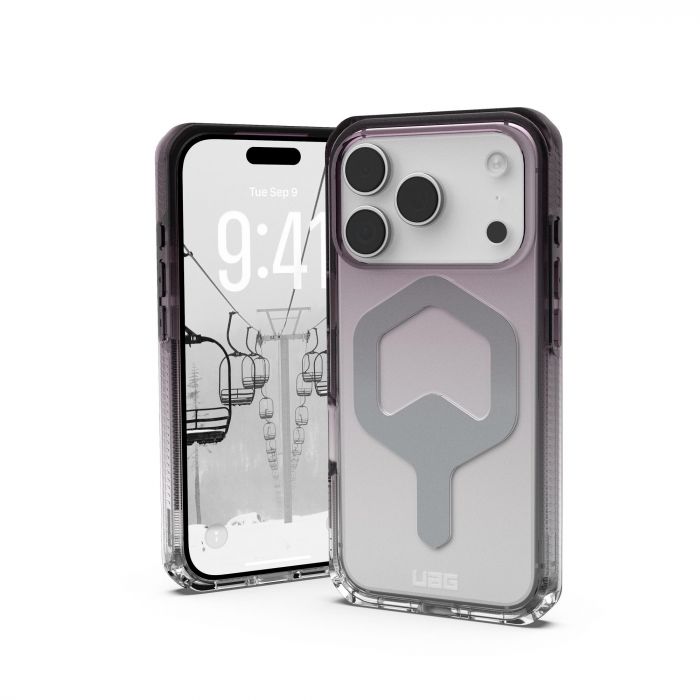 Чохол UAG для iPhone 17 Pro, Plyo MagSafe, Black/Clear Ombre
