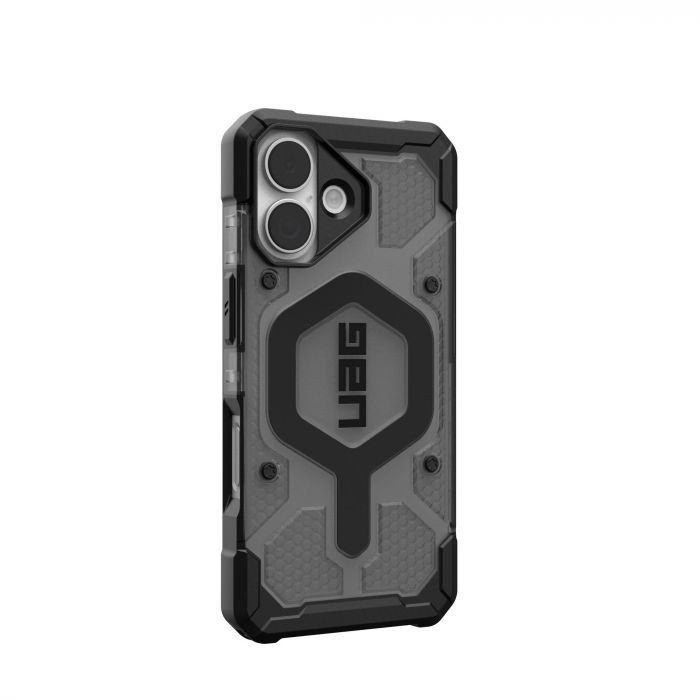 Чохол UAG для iPhone 17, Pathfinder Clear MagSafe, Ash/Black