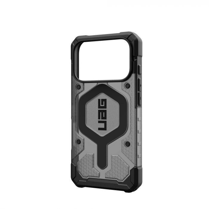 Чохол UAG для iPhone 17 Pro, Pathfinder Clear MagSafe, Ash/Black