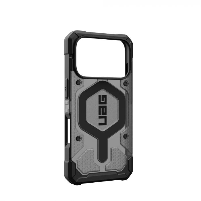 Чохол UAG для iPhone 17 Pro, Pathfinder Clear MagSafe, Ash/Black