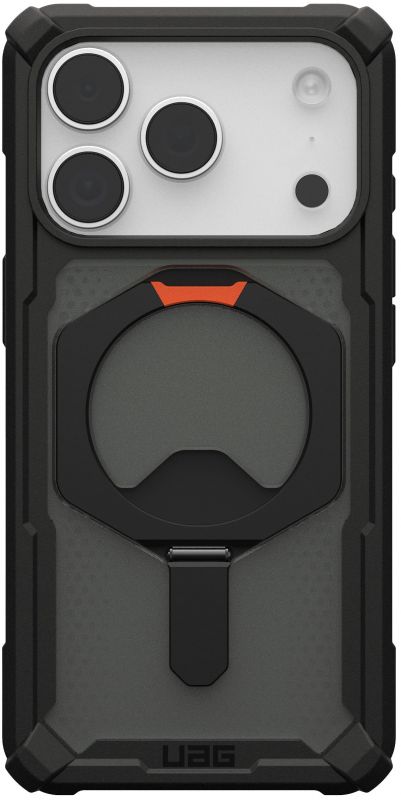 Чохол UAG для iPhone 17 Pro, Plasma XTE MagSafe, Black/Pop Orange