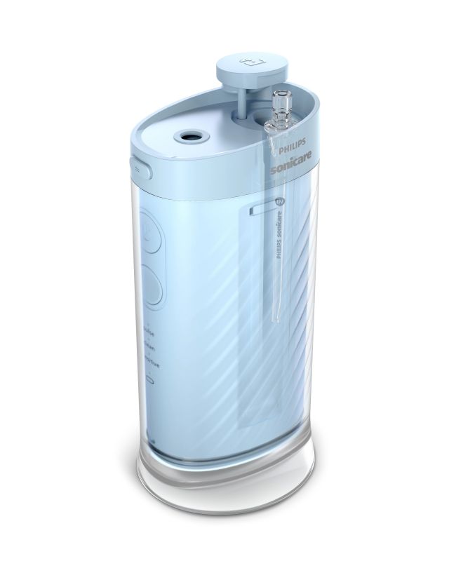 Іригатор Philips портативний Sonicare Compact Flosser 1000, чаша 200 мл, складний, голубий