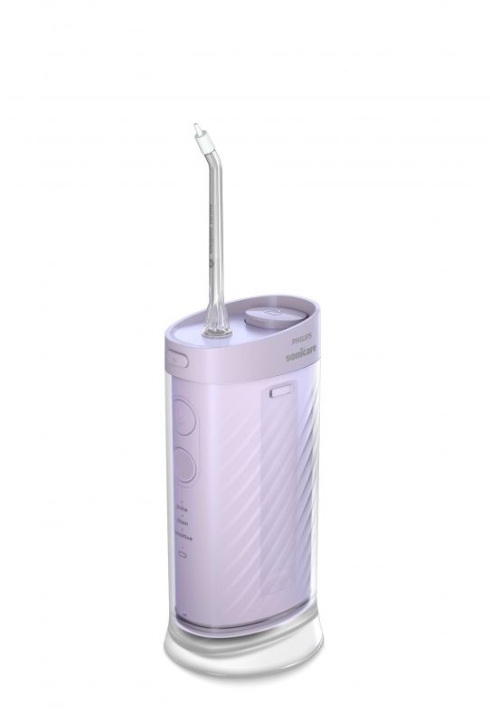 Іригатор Philips портативний Sonicare Compact Flosser 1000, чаша 200 мл, складний, фіолетовий