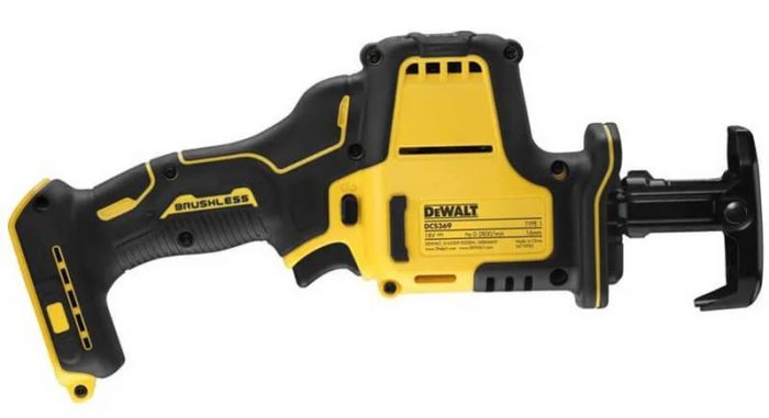 Пила шабельна акумуляторна DeWalt 18В XR Li-lon безщіткова 0-2800ход/хв 16мм кейс 1.43кг без АКБ та ЗП