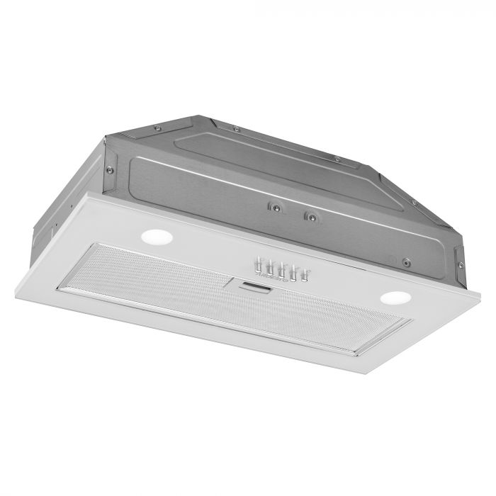 Витяжка ARDESTO вбудована HFI-F900GW, 52см, 700м3ч, скло, 2х1Вт LED, кнопкове, білий