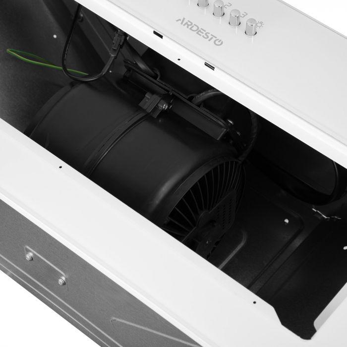 Витяжка ARDESTO вбудована HFI-F900GW, 52см, 700м3ч, скло, 2х1Вт LED, кнопкове, білий