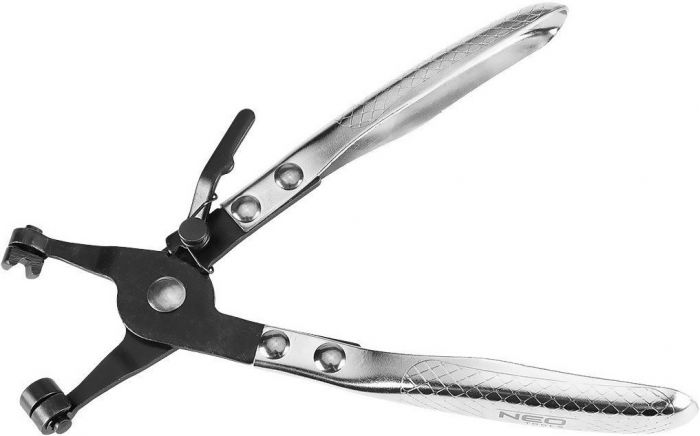 Кліщі для хомутів Neo Tools, 0-45мм, 210мм, самозажимні