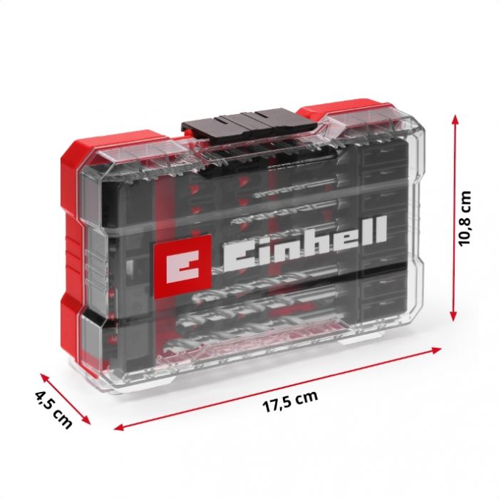 Набір ударних біт і свердл по металу Einhell39 шт M-Case 0.64кг