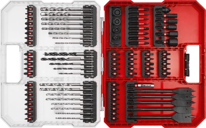Набір ударних біт і свердл Einhell 95шт XL-Box 1.5кг