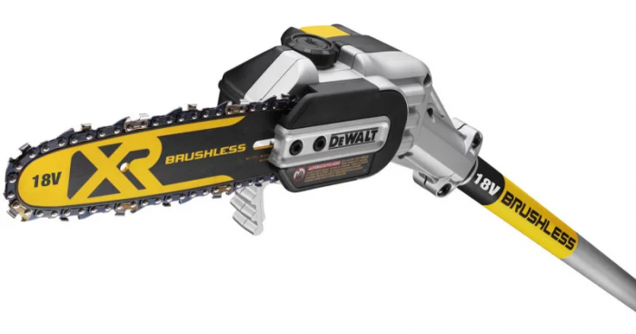 Висоторіз ланцюговий акумуляторний DeWalt безщітковий 18В шина 20см штанга 180-280см 4.0кг без АКБ та ЗП