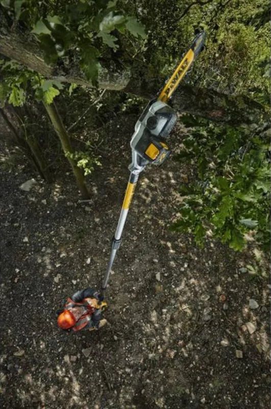 Висоторіз ланцюговий акумуляторний DeWalt безщітковий 18В шина 20см штанга 180-280см 4.0кг без АКБ та ЗП