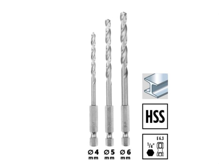 Набір ударних біт і свердл Einhell 39шт M-Case 0.66кг