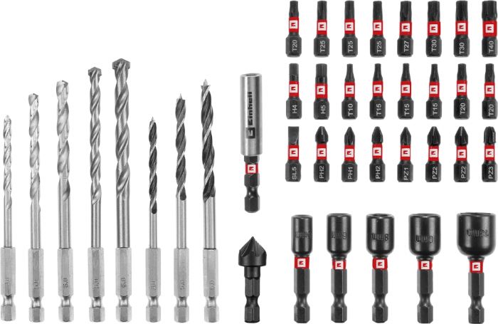 Набір ударних біт і свердл Einhell 39шт M-Case 0.66кг