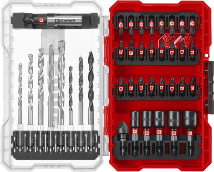 Набір ударних біт і свердл Einhell 39шт M-Case 0.66кг