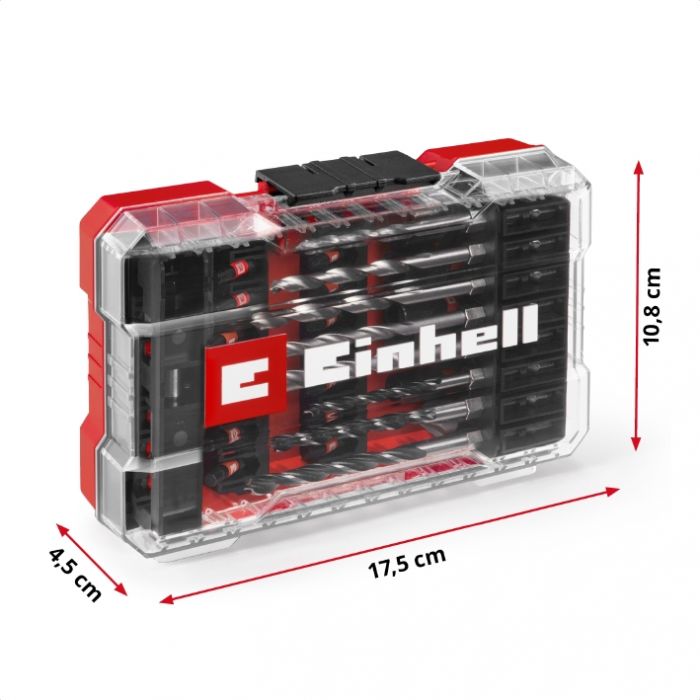 Набір ударних біт і свердл Einhell 39шт M-Case 0.66кг