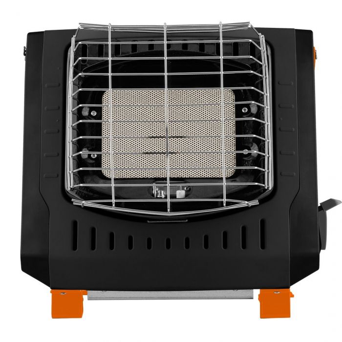 Обігрівач газовий Neo Tools, 2.2кВт, 160г/год, картриджний, регулятор, п'єзопідпал, чорний