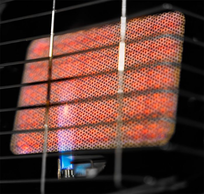 Обігрівач газовий Neo Tools, 2.2кВт, 160г/год, картриджний, регулятор, п'єзопідпал, чорний