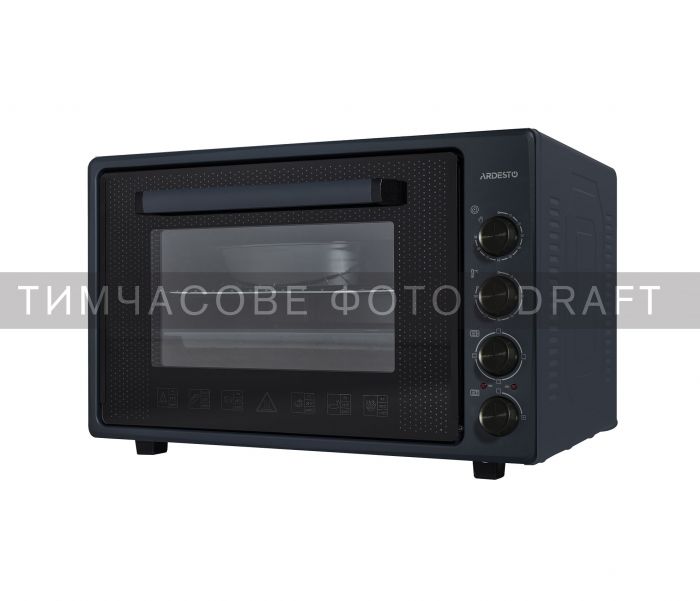 Піч електрична ARDESTO, 70л, 2000Вт, механіч., конвекція, подвійне скло, антрацит