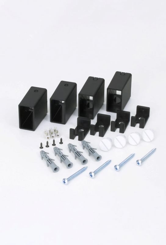 Рушникосушка Hygge Family електрична Leeds, 770х530х85мм, таймер-регулятор, сталь, чорний матовий