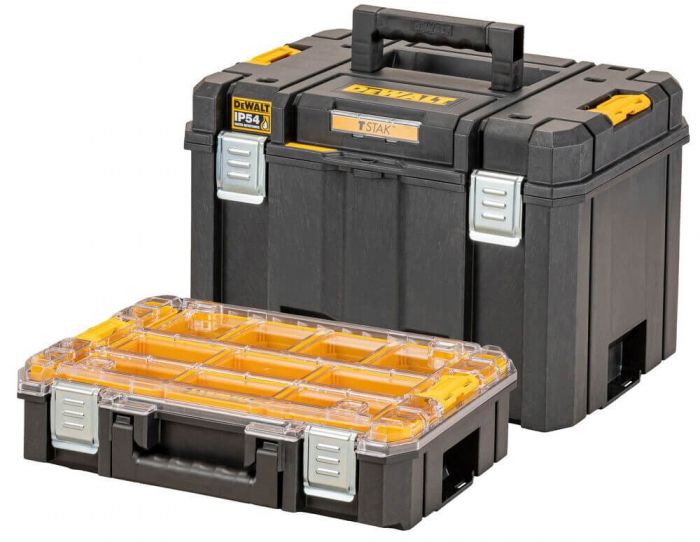 Комплект кейсів DeWalt ящик та органайзер TSTAK