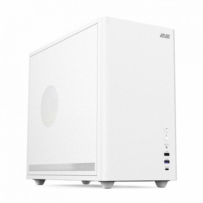 Корпус 2E Credo Metal V350W без БЖ, 1xUSB3.0, 1х USB 2.0, 1xUSB Type-C, 3x120мм ARGB, VGA 350мм, LCS ready, контролер з пультом, mATX, білий