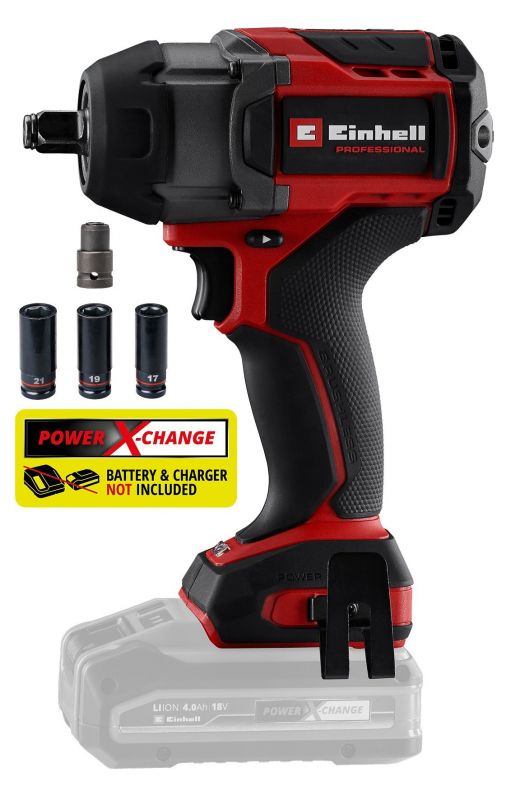 Гайковерт акумуляторний ударний Einhell Professional TP-CW 18/750-C Li BL - Solo 18В безщітковий 750Нм 0-2200об/хв 1.78кг без АКБ та ЗП