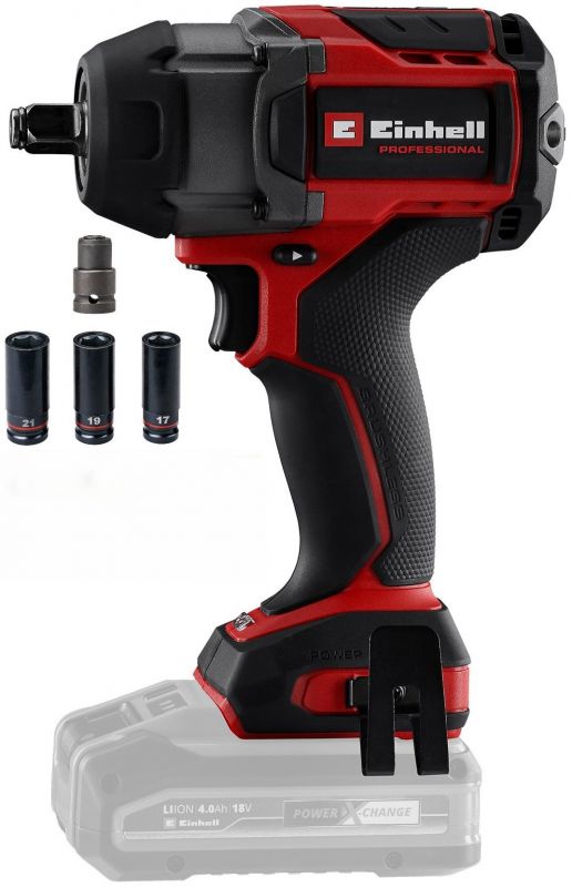 Гайковерт акумуляторний ударний Einhell Professional TP-CW 18/750-C Li BL - Solo 18В безщітковий 750Нм 0-2200об/хв 1.78кг без АКБ та ЗП