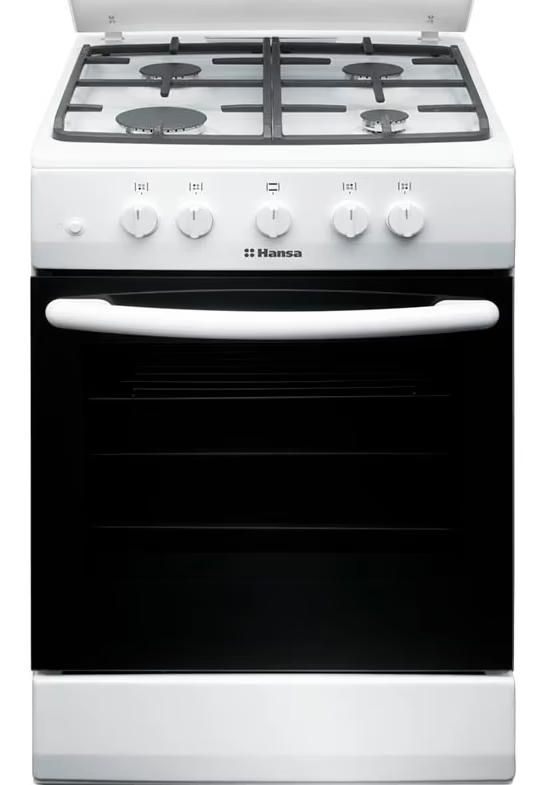 Плита Hansa газова, 56л, 50x60см, чавун, білий