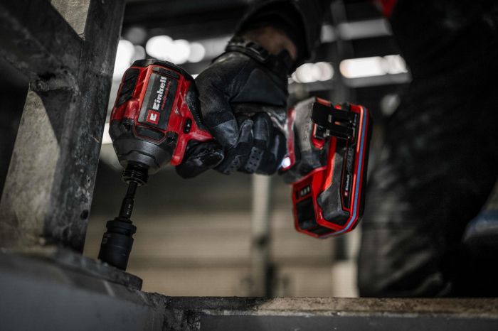 Гвинтоверт акумуляторний ударний Einhell Professional TP-CI 18/250-C Li BL - Solo 18В безщітковий 250Нм 	0-2800об/хв 0.95кг без АКБ та ЗП