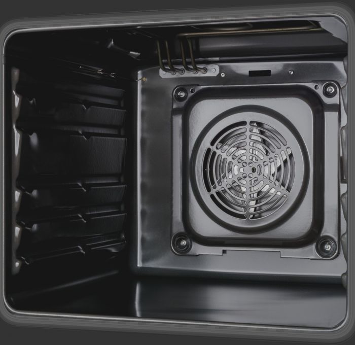 Плита Hansa електрична склокерамічна, 62л, 60x60см, дисплей, конвекція, нерж