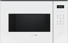 Мікрохвильова піч Bosch вбудована, 25л, електр. керув., 900Вт, гриль, дисплей, білий