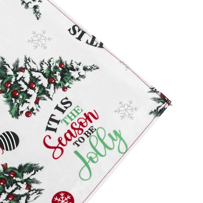 Ранер Ardesto Christmas Tree 33х137см, 100% поліестер, зелений