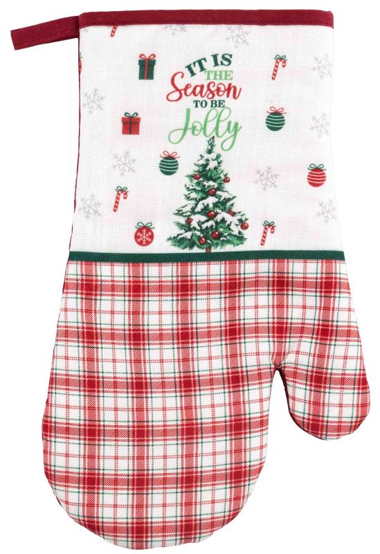 Рукавичка Ardesto Christmas Tree 18х30см, 100% поліестер (верх), 100% бавовна (низ), зелений