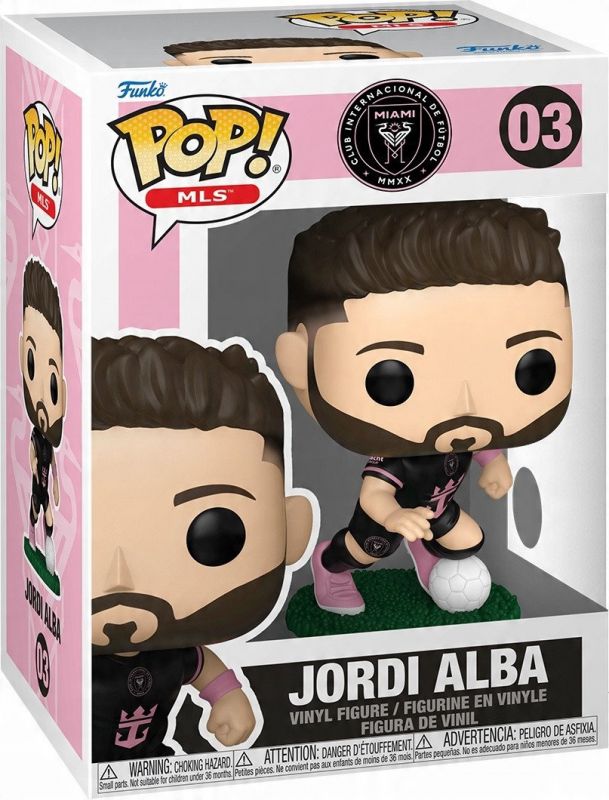 Фігурка Funko POP Football: Inter Miami - Jordi Alba (Away)