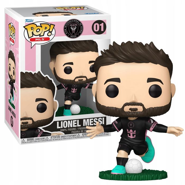 Фігурка Funko POP Football: Inter Miami - Lionel Messi (Away)