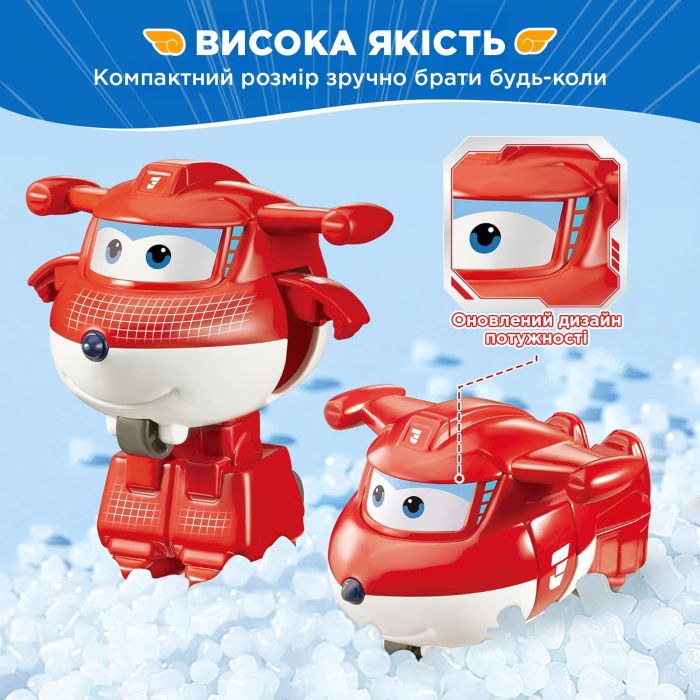 Ігрова фігурка-трансформер Super Wings Transform-a-Bots Джетт (Jett)