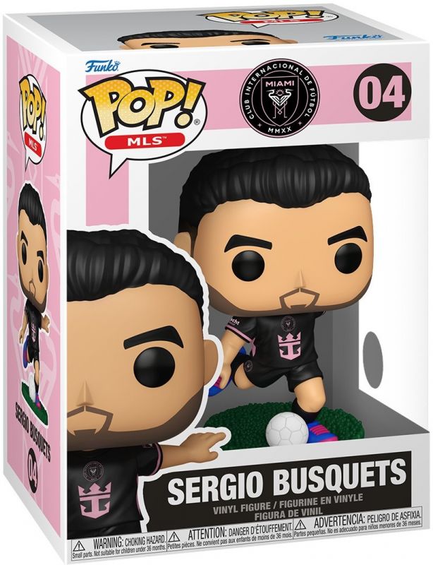 Фігурка Funko POP Football: Inter Miami - Sergio Busquets (Away)
