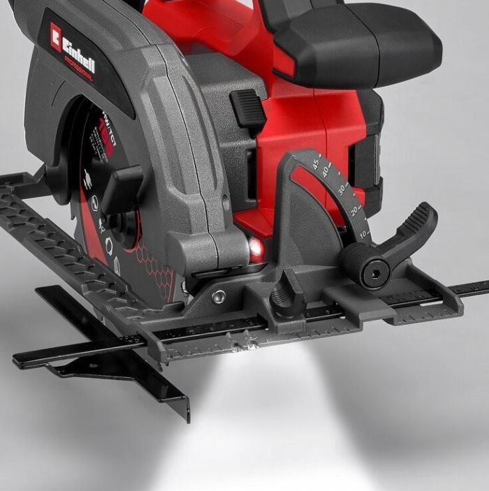 Пила дискова акумуляторна Einhell TP-CS 18/165 Li BL-Solo безщіткова 18В 5000об/хв 165х20мм 2.95кг без АКБ та ЗП