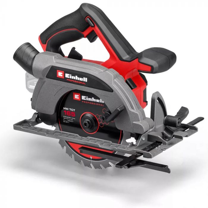 Пила дискова акумуляторна Einhell TP-CS 18/165 Li BL-Solo безщіткова 18В 5000об/хв 165х20мм 2.95кг без АКБ та ЗП