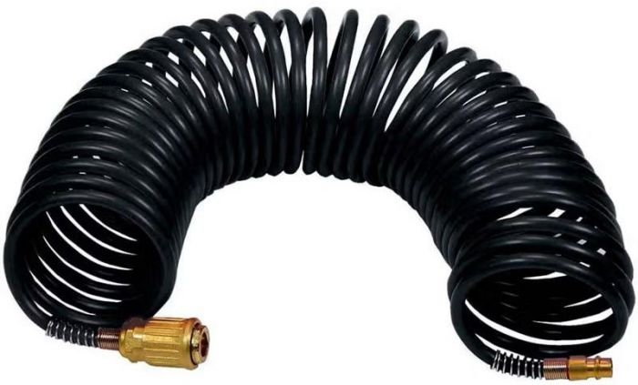 Шланг пневматичний Stanley спіральний 6х8мм 10бар 10м 0.4кг